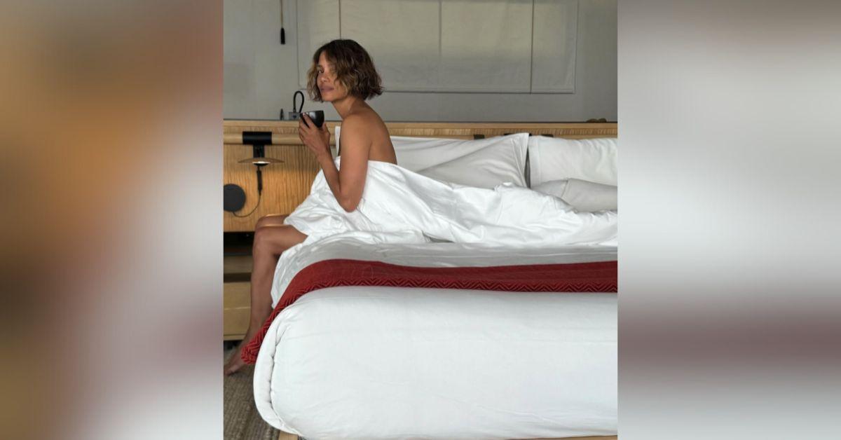 photo of Halle Berry stayed at the Amangiri Resort in Utah with her boyfriend, Van Hunt