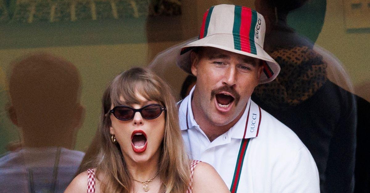 Photo of Travis Kelce and Taylor Swift