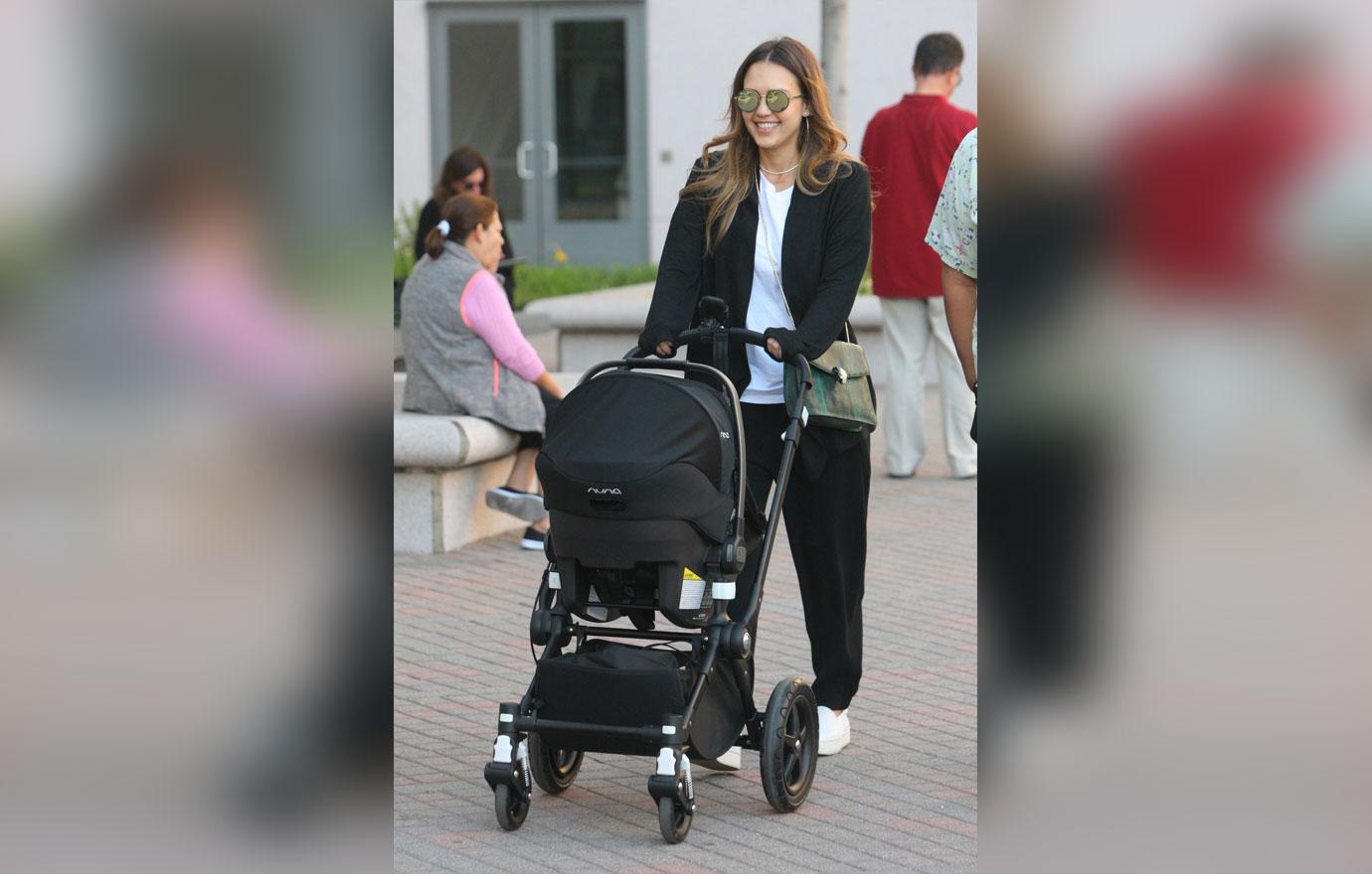 Jessica alba mommy duties