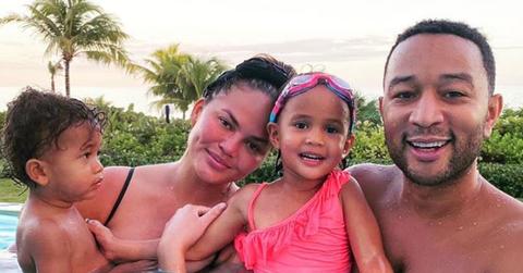 Chrissy Teigen And John Legend With Their Kids