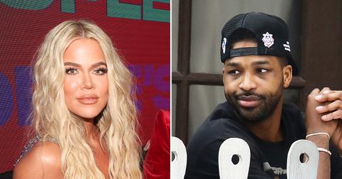 khloe kardashian makes first public appearance tristan thompson allegedly welcomed baby no