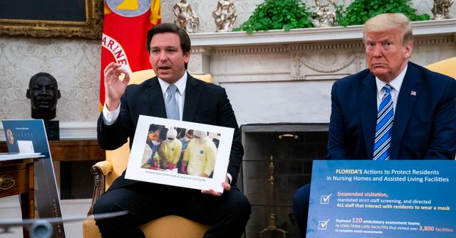 donald trump thanks ron desantis dropping out