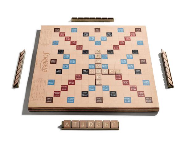 Coach Leather Scrabble Board, $598