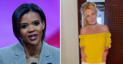 Composite photo of Candace Owens and Britney Spears