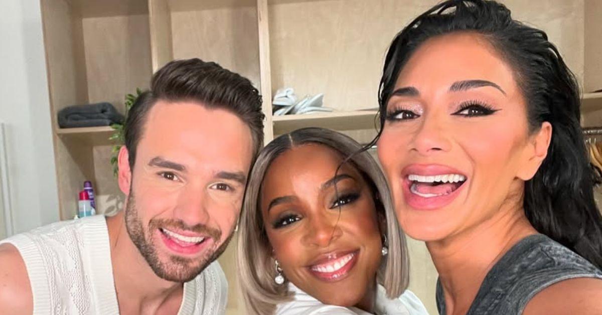 photo of Liam Payne, Kelly Rowland and Nicole Scherzinger. 