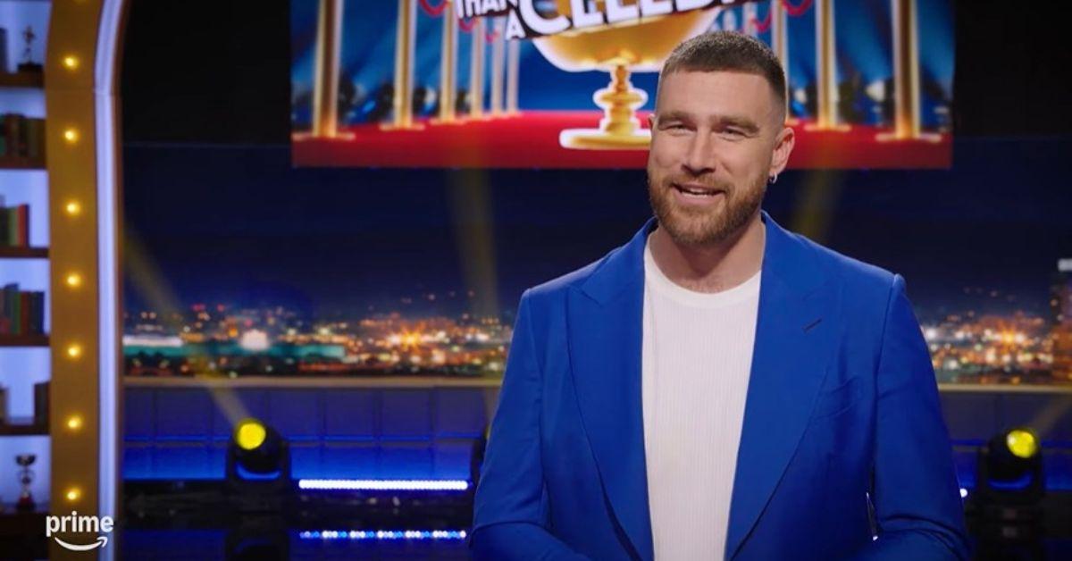image of 'Are You Smarter Than a Celebrity?' is the first show Travis Kelce has hosted.