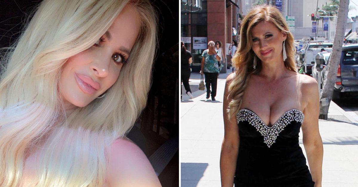 Two photos of Kim Zolciak