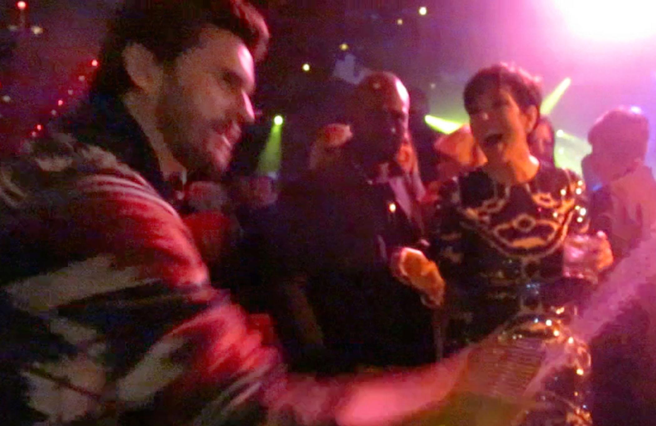 Kris Jenner, Scott Disick, and Kris&#039; boyfriend Corey Gamble all bonding together at her birthday party in Las Vegas