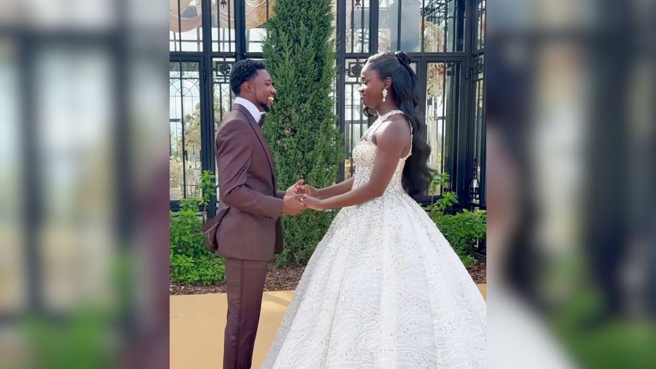 Image of The couple celebrated their love with a wedding in Georgia in April 2026.