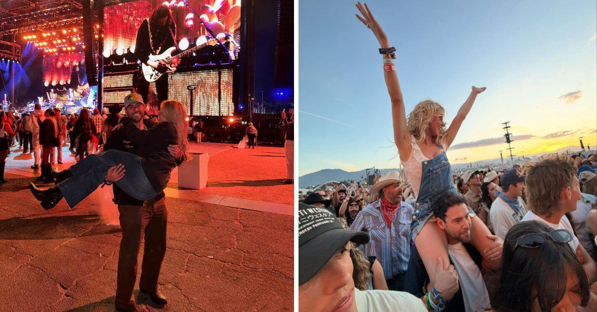 image of The couple recently shared several PDA-filled moments during Stagecoach Festival in California.