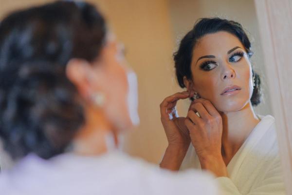 Lauren kitt carter wedding makeup