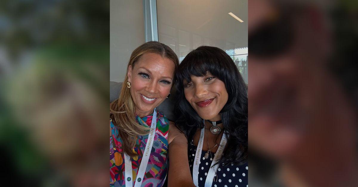 Vanessa Williams Stuns In Colorful Jumpsuit With Daughter At Wimbledon