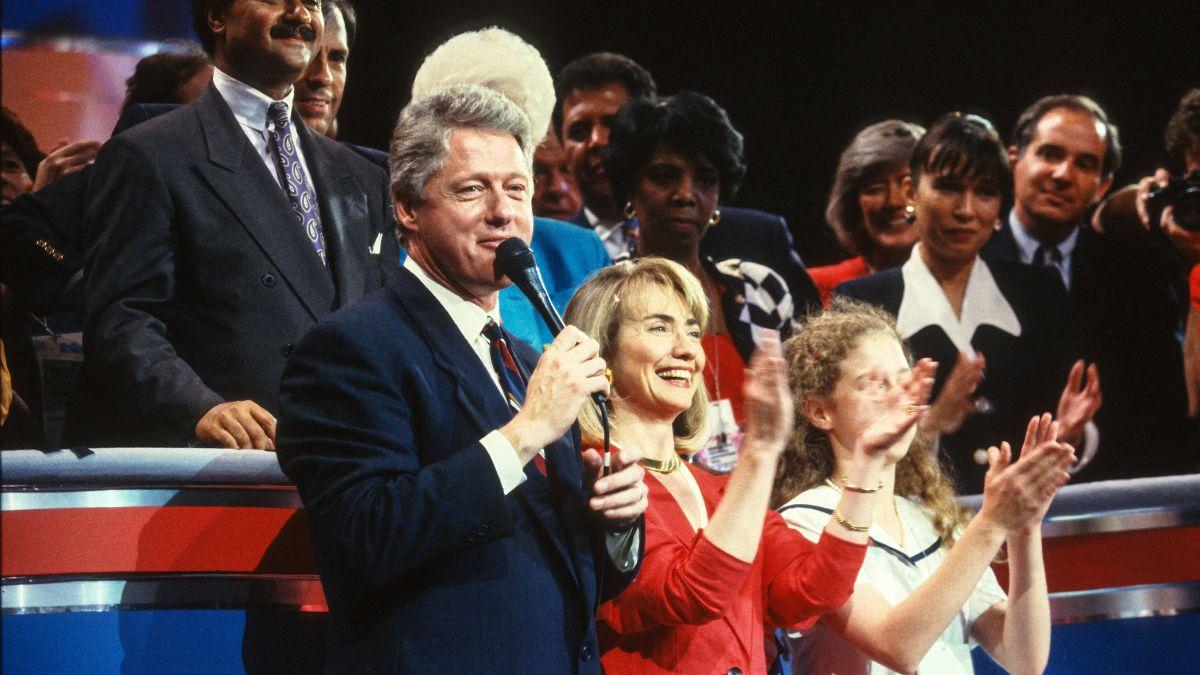 image of The former secretary of state denied ever meeting Jeffrey Epstein.