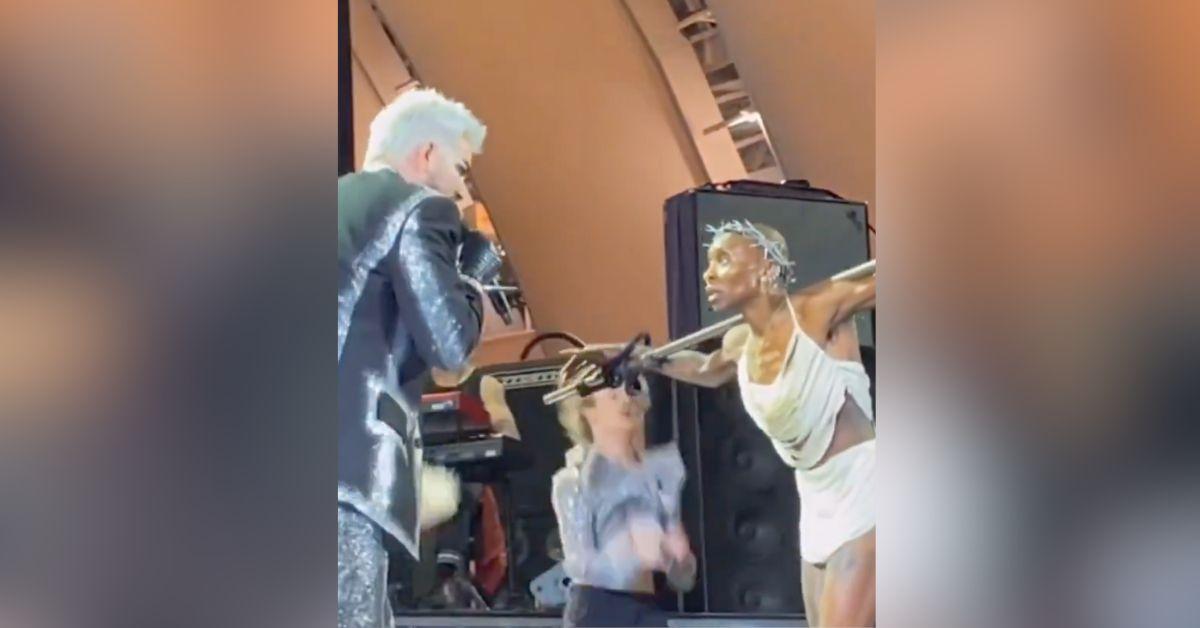 Image of Cynthia Erivo and Adam Lambert co-starred in 'Jesus Christ Superstar.'