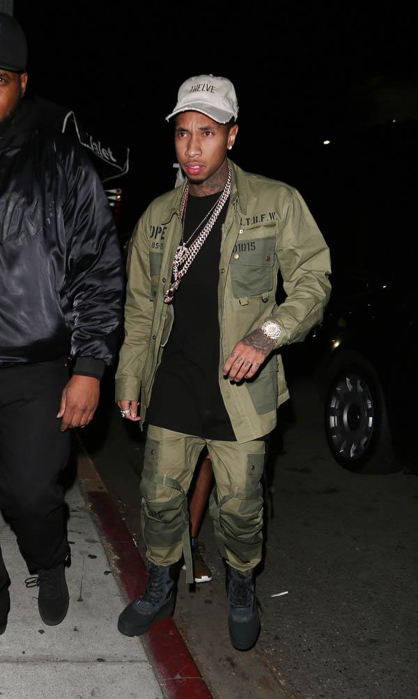 Tyga Goes To The Nice Guy Club To Celebrate His 26th Birthday Without Kylie Jenner