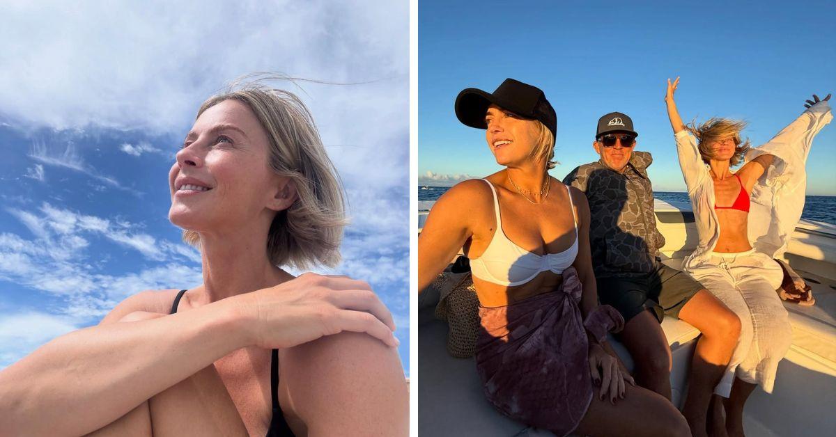 image of The post also included peaceful underwater moments and sunset beach scenes.