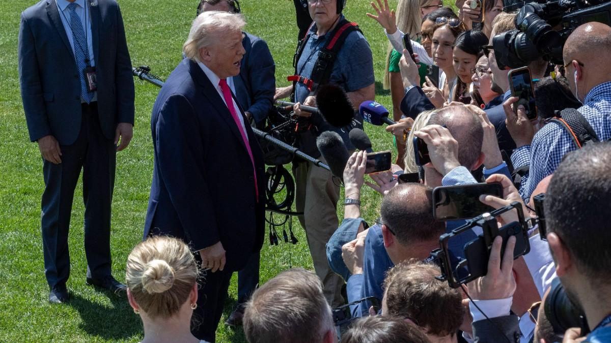 image of Trump initially estimated the campaign would take four to six weeks.