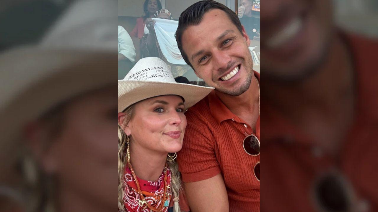 Image of Miranda and Brendan's romance began in November 2018.