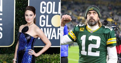 shailene woodley working on herself aaron rodgers pp