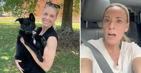 Two photos of Kate Gosselin