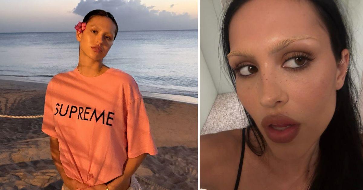 Two photos of Amelia Gray Hamlin