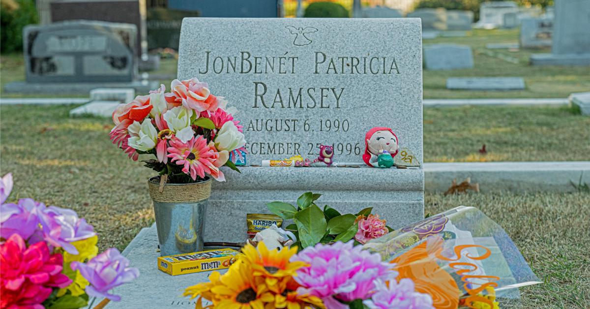 Image of JonBenét Ramsey's murder case. has yet to be solved.