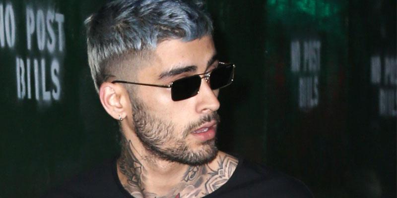Zayn Malik Debuts Silver Hair While Out And About In New York City