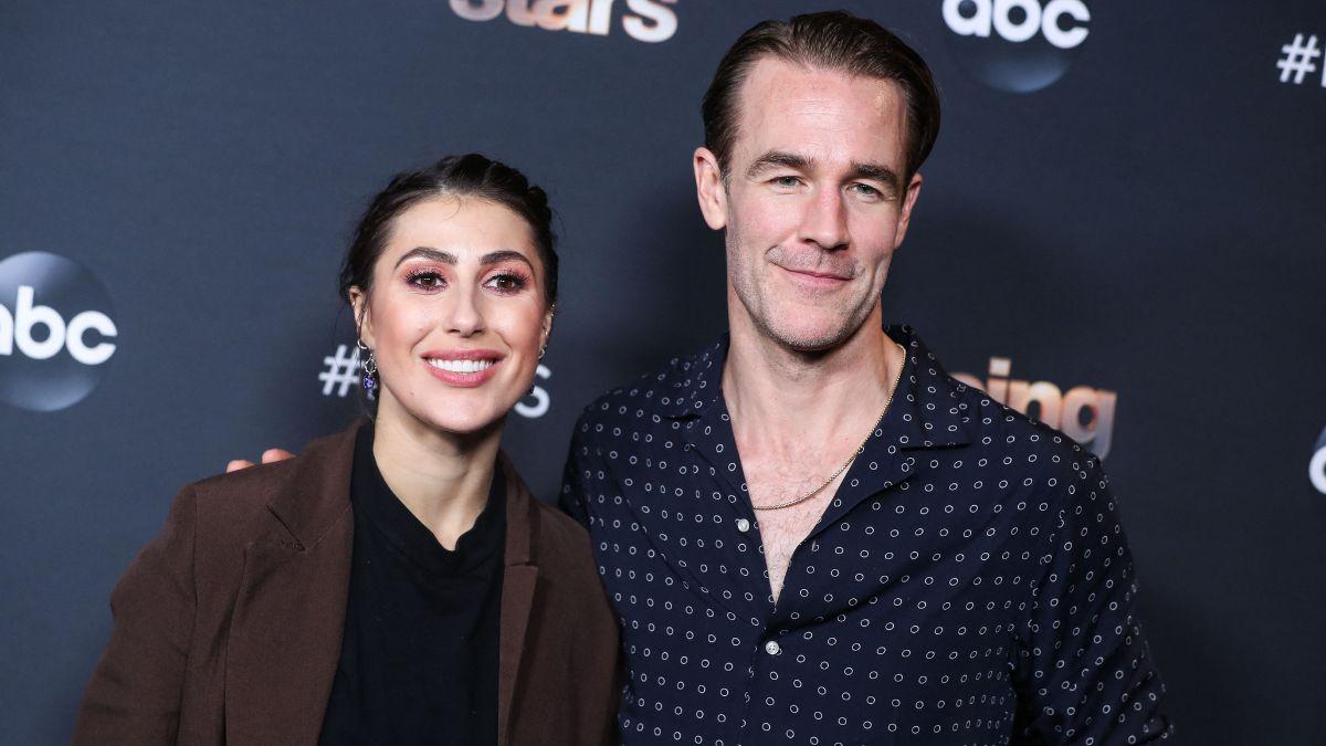 Photo of Emma Slater and James Van Der Beek