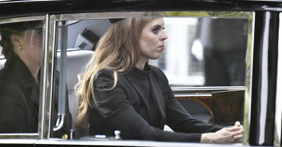 image of The sisters were seen together in November. 