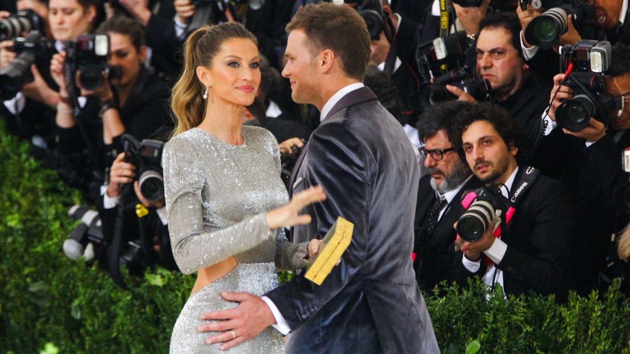 Photo of Brady and Gisele Bündchen divorced in 2022.