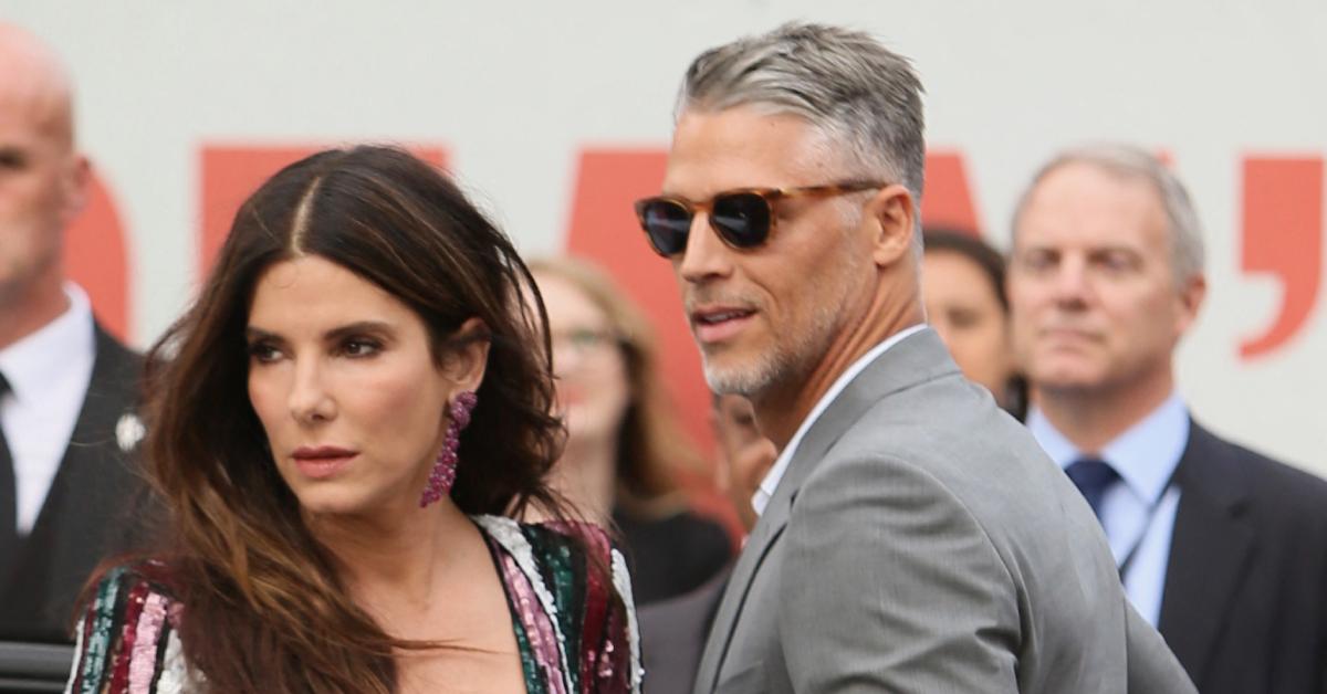 Photo of Sandra Bullock and Bryan Randall.