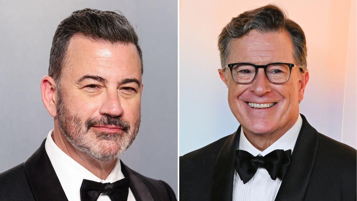 Jimmy Kimmel ,Stephen Colbert.