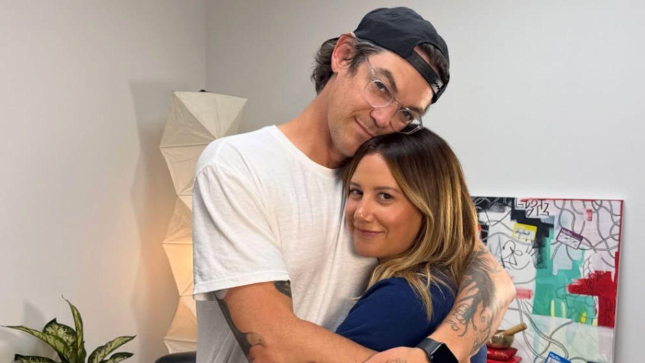 Photo of Ashley Tisdale and Christopher French.