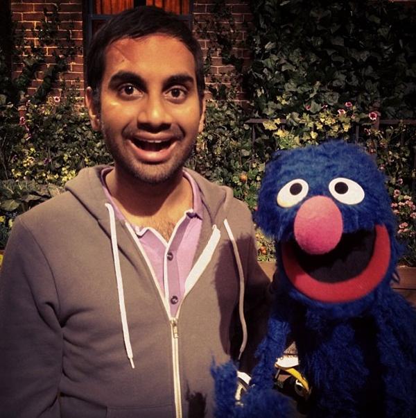 Aziz ansari sesame street