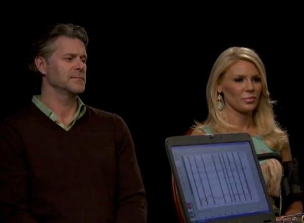 Gretchen Rossi and Slade Smiley take a lie detector test on Marriage Boot Camp Reality Stars