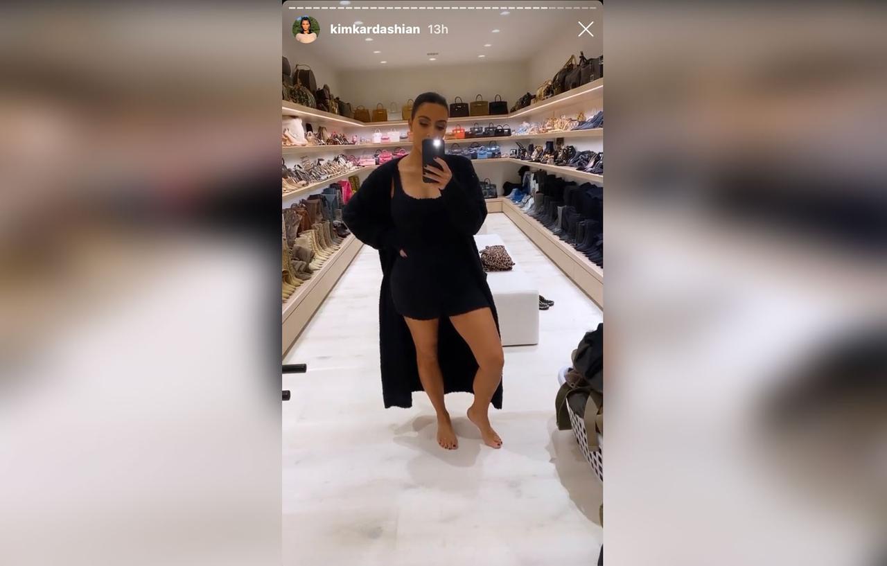 Kim Kardashian Gives Sneak Peek At Her Insane Closet
