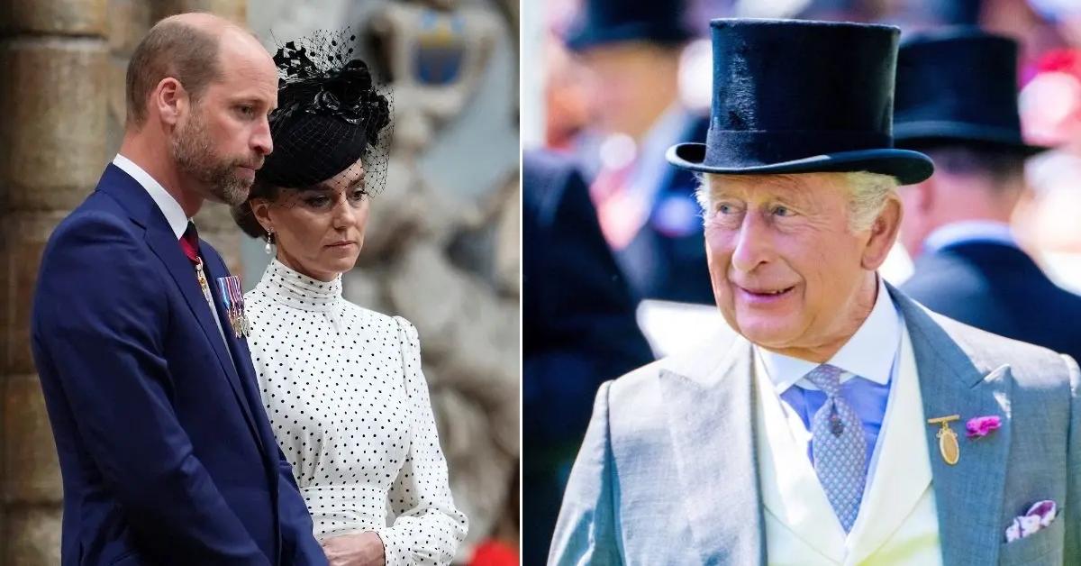 Photo of Prince William, Kate Middleton and King Charles