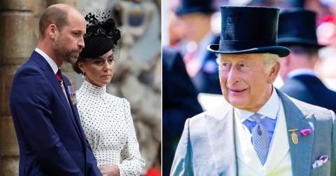 Photo of Prince William, Kate Middleton and King Charles