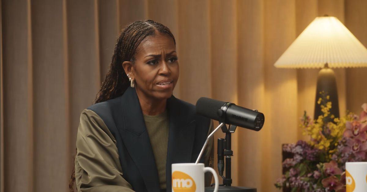 image of Michelle Obama discussed her parenting philosophy during the latest episode of the 'IMO' podcast.