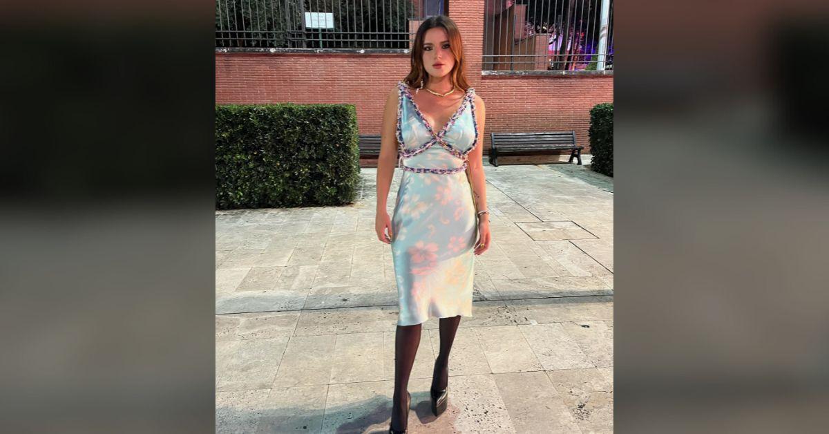 bella thorne exposes assets scandalous dress photos