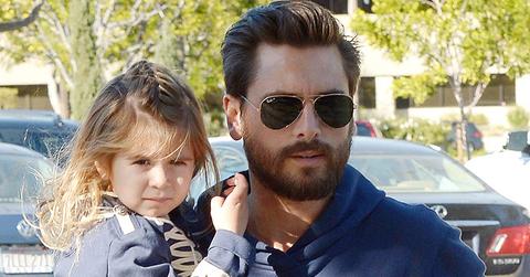 Scott Disick takes son Mason and daughter Penelope for some shopping at The Commons Mall in Calabasas