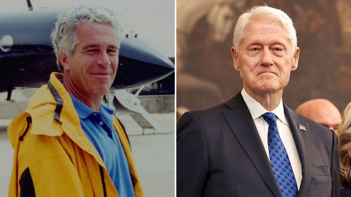 Photo of Jeffrey Epstein and Bill Clinton