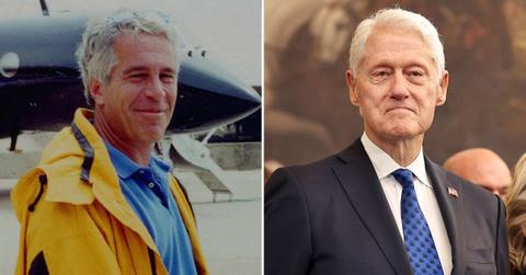 Photo of Jeffrey Epstein and Bill Clinton