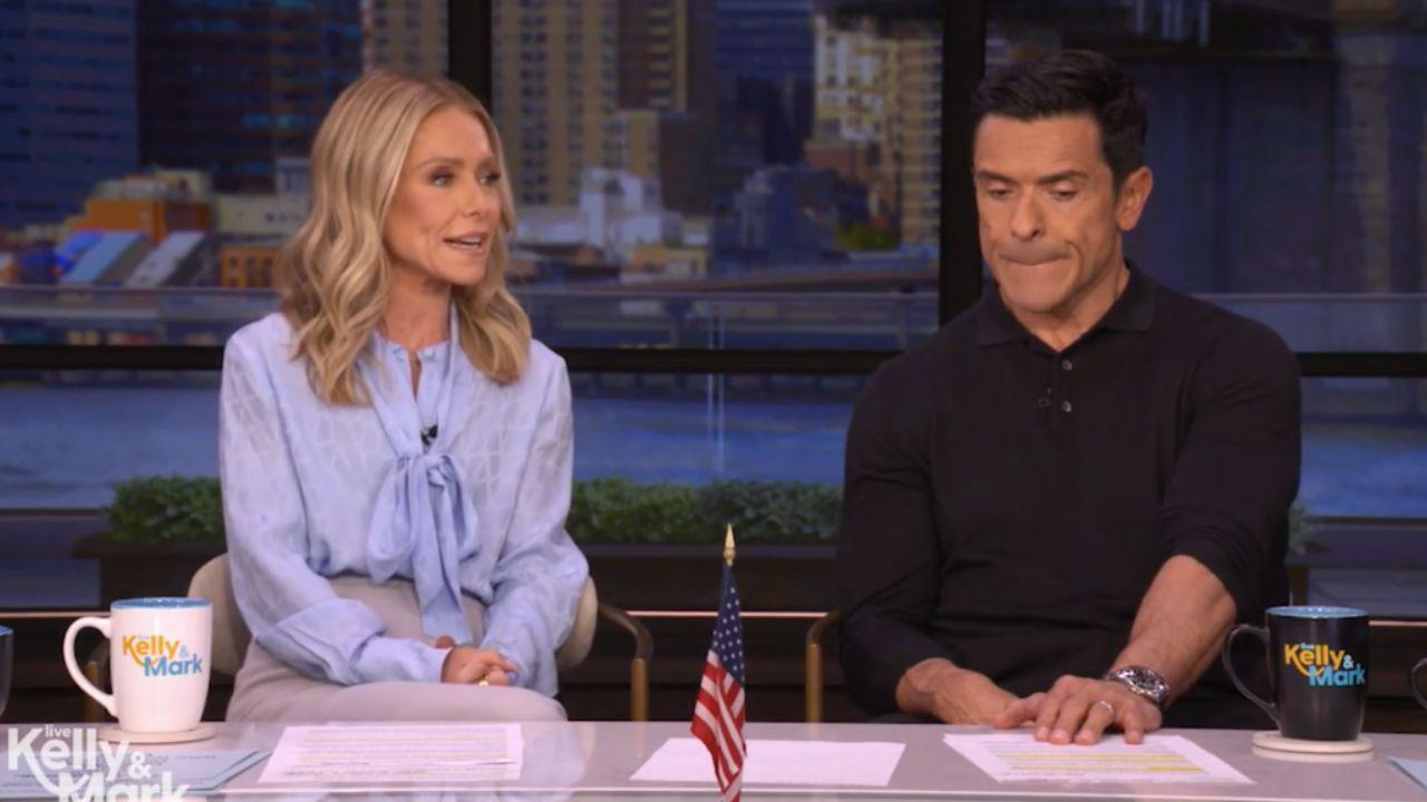 Image of Mark Consuelos suggested they 'should fly home separately.'