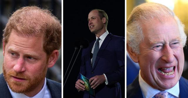 prince harry prince william and king charles