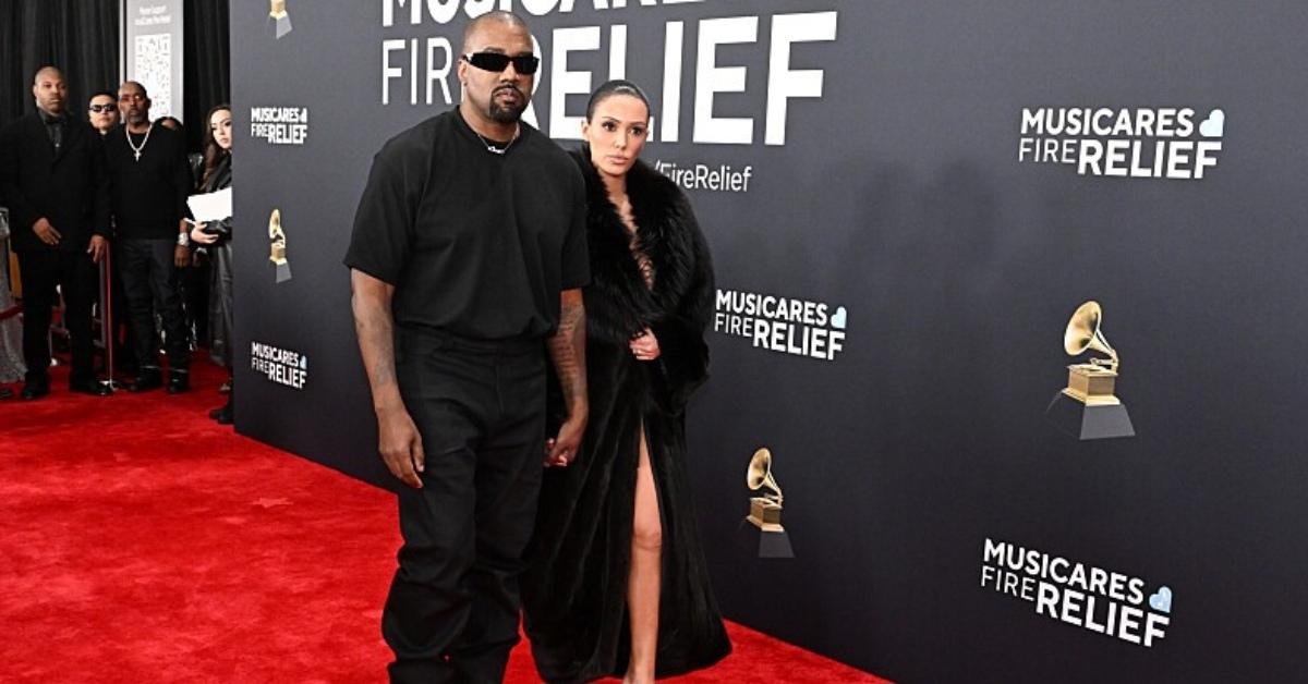 kim kardashian spends time eldest kids kanye west bianca censori grammys