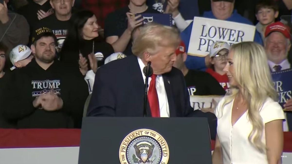 image of A video from Donald Trump’s rally surfaced online.