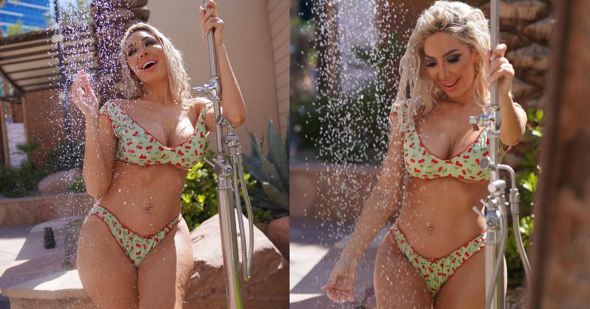 farrah abraham bikini pics las vegas split