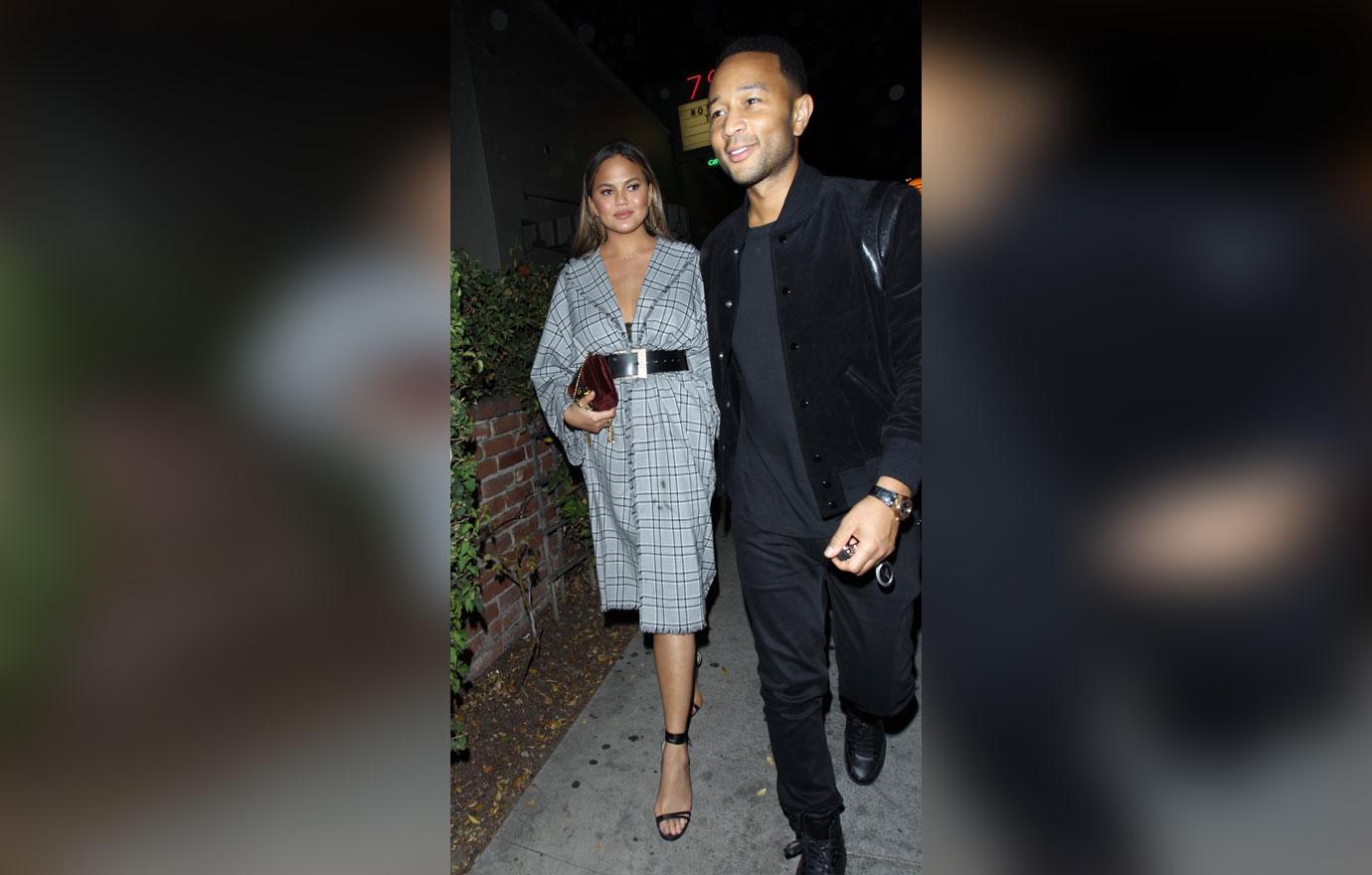 Chrissy Teigen and John Legend are hand in hand after Dave Chappelle&#8217;s show at Delilah