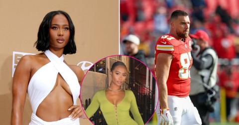 Image of Kayla Nicole wowed in a green matching set after claiming she is not looking for the 'perfect' relationship.